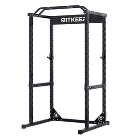 RitKeep RMAX 2250 Power Rack, 1200 lb Capacity Multi-Function Squat Rack and Weight Cage for Strength Training with Pull-Up Bar, Safety Bars, J-Hooks for Home Gym and Garage Gym