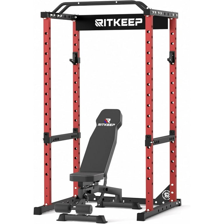RitKeep Fitness RMAX 2250 Squat Power Rack with Incline Bench