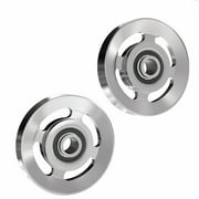 RitKeep M10 Aluminium Pulley Wheels Upgrade Kit   Heavy Duty, Smooth Glide, Rust-Resistant, for Home Gym Rack Systems   2 Pack