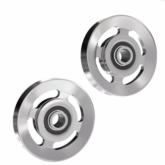 RitKeep M10 Aluminium Pulley Wheels Upgrade Kit – Heavy Duty, Smooth Glide, Rust-Resistant, for Home Gym Rack Systems – 2 Pack
