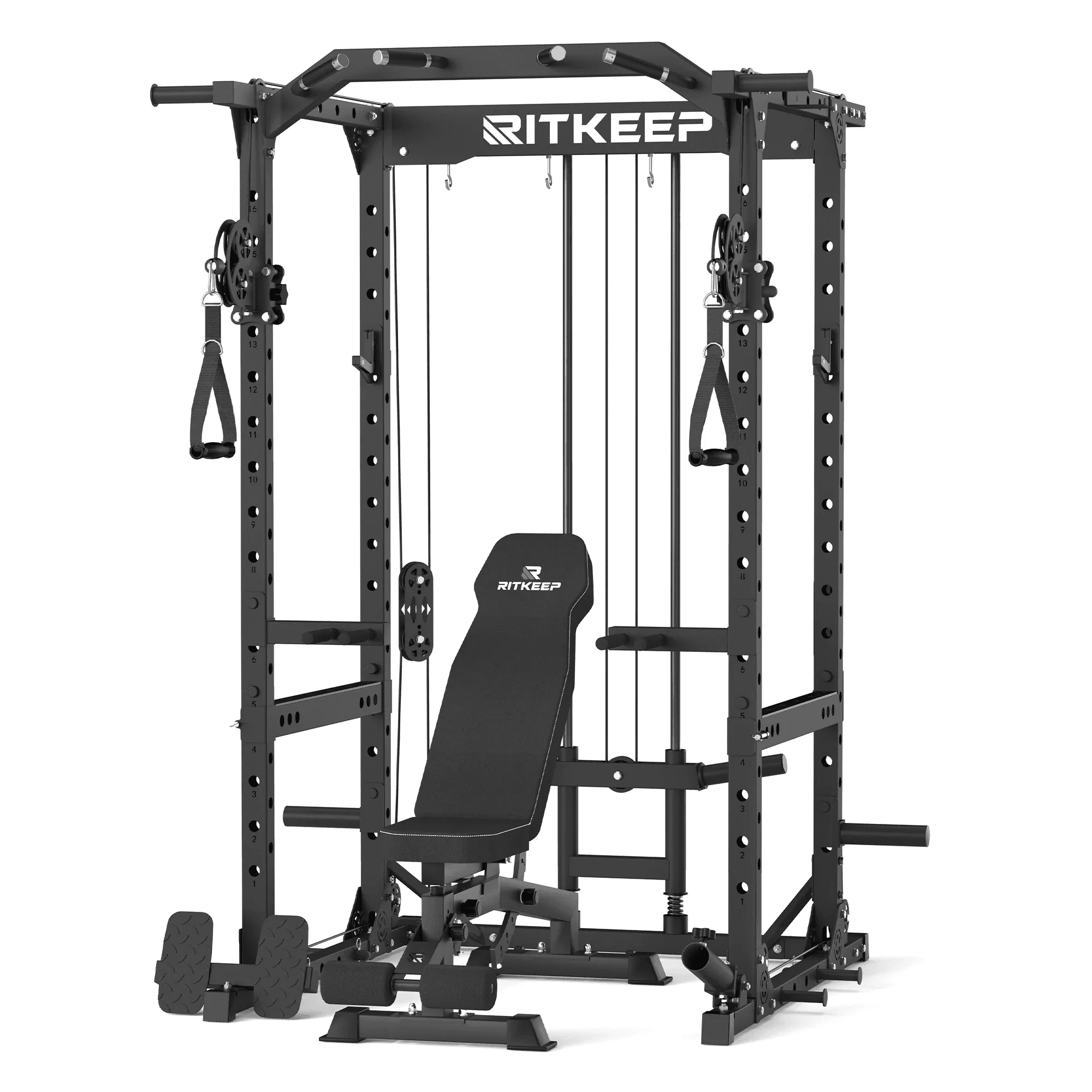 新品　Fitkeep M RitKeep M10 Power Rack for Home Gym, 1500LB Capacity Multi