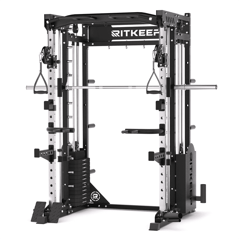 RitKeep PMAX 5600 Pro Home Gym Smith Machine, 6-in-1 Squat Rack
