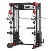 RitKeep PMAX 5600 Pro Home Gym Smith Machine, 6-in-1 Squat Rack Dual Cable Crossover