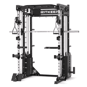 RitKeep PMAX 5600 Pro Home Gym Smith Machine, 6-in-1 Squat Rack Dual Cable Crossover