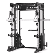 RitKeep PMAX 5600 Pro Home Gym Smith Machine, 6-in-1 Squat Rack Dual Cable Crossover
