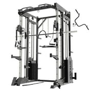 RitKeep Professional Smith Machine PMAX-5600 with 326lb Weight Stacks, Multi-Functional Home Gym