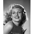 thumbnail image 1 of Rita Hayworth Happy in Black and White Portrait Photo Print (8 x 10), 1 of 1