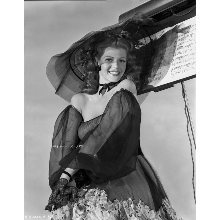 rita hayworth black dress in Posed with Hands Behind Head Photo Print (8 x 10): Posters & Prints Poudre - Literal bombshell! Rita