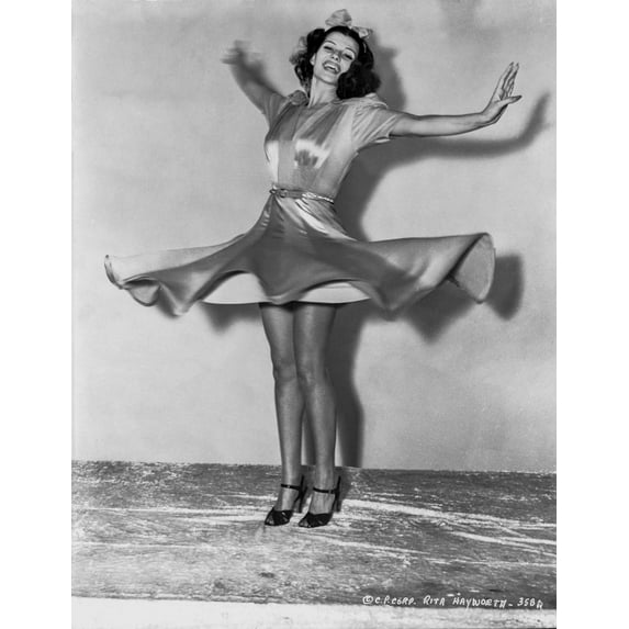 Rita Hayworth Posed with a Big Smile Photo Print (8 x 10)