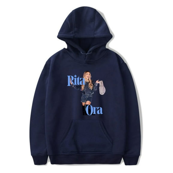Rita Ora Hoodie unisex fashion trend long sleeved hooded sportswear street wear