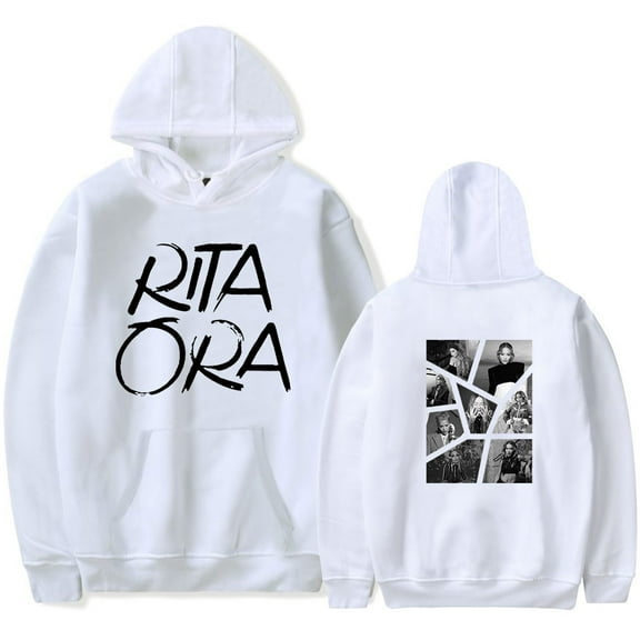 Rita Ora Merch Hoodies Classic Print Pullover Casual Pullovers Men's And Women's Hip Hop Clothing