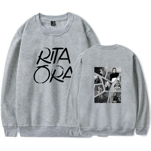 Rita Ora Merch Long Sleeve Trendy Printed Casual Pullover Men's And Women's Fashion Clothing