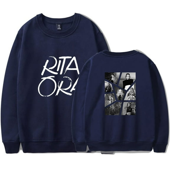 Rita Ora Merch Long Sleeve Trendy Printed Casual Pullover Men's And Women's Fashion Clothing