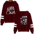 thumbnail image 1 of Rita Ora Pocket free unisex rap hip-hop fashion long sleeved hooded sweatshirt, 1 of 2
