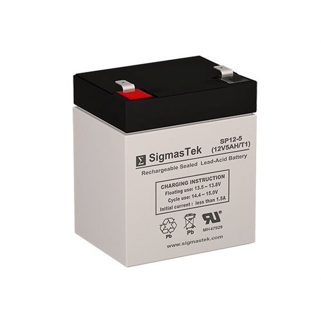 Crown Battery 12CE5, 12V 5Ah F1 SLA Rechargeable SigmasTek Battery...