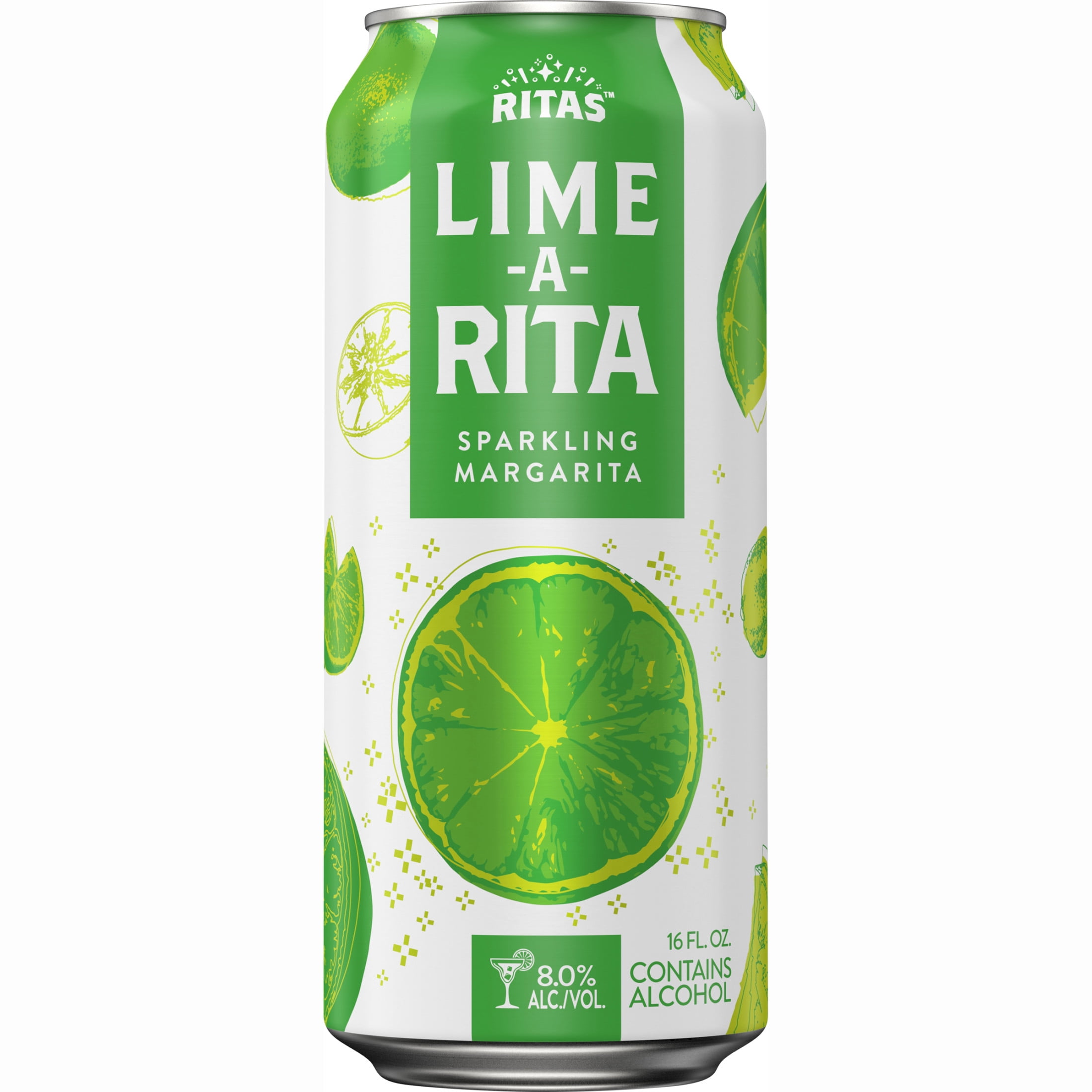 Ritas Classic Lime-A-Rita Malt Beverage, 16 fl. oz. Can, 8% ABV ...
