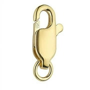 Ritastephens 10k Solid Yellow DIY Gold Lobster Catch Lock Replacement Clasp