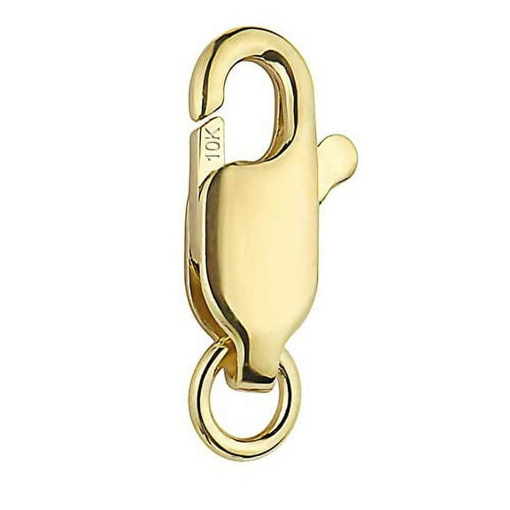 Ritastephens 10k Solid Yellow Gold Lobster Catch Jump Ring Lock Replacement Clasp