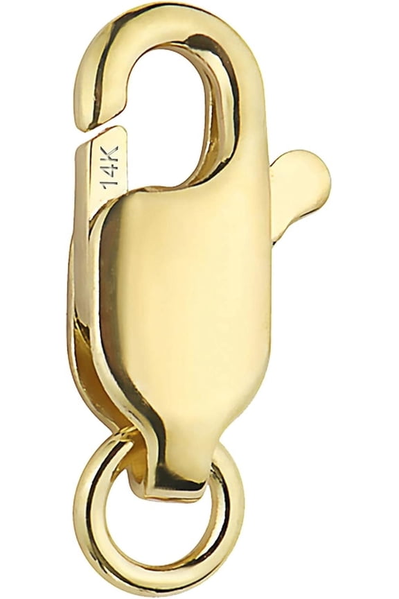 14k Real Yellow Gold Lobster Catch Lock Replacement 9.5mm
