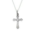 thumbnail image 1 of Ritastephens 925 Sterling Silver Crucifix Cross Pendant Necklace, 1 of 6