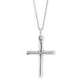 thumbnail image 1 of Ritastephens 925 Sterling Silver Small Italian Cross Charm Women Pendant Necklace 18x30mm, 1 of 4