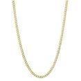 thumbnail image 1 of Ritastephens Sterling Silver Gold Overlay Figaro Chain Necklace 20" 4.5mm, 1 of 5