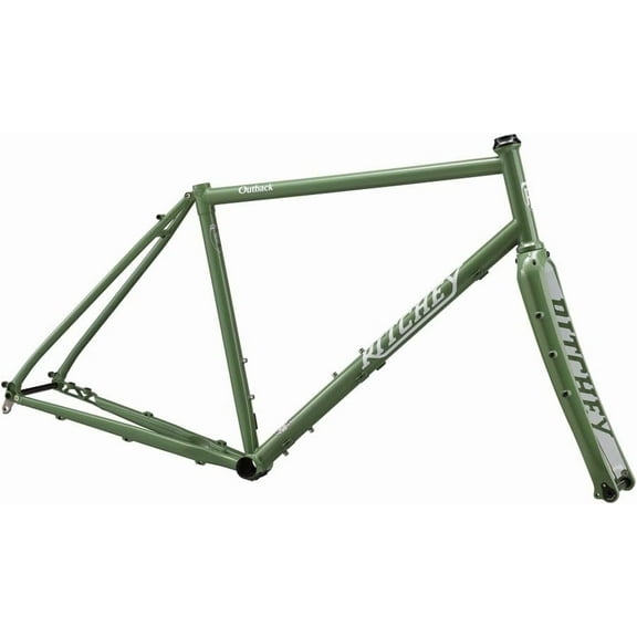 Ritchey Outback Frameset - 700c/650b, Steel, Winter Sage, 2X-Large