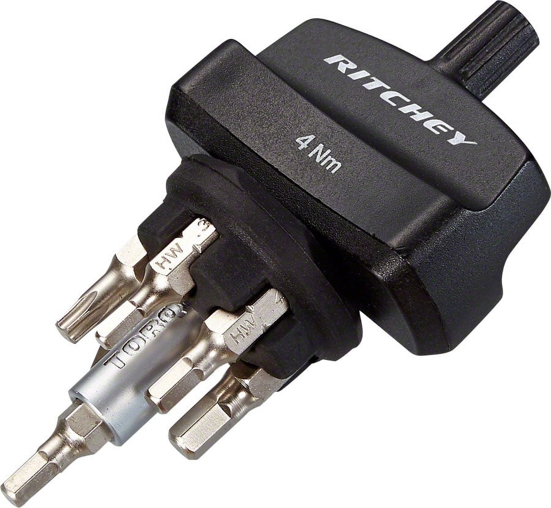 Ritchey Torque Key Multi-Tool w/ 6-Bits 3-4-5mm T-20 T-25 and Phillips 4Nm