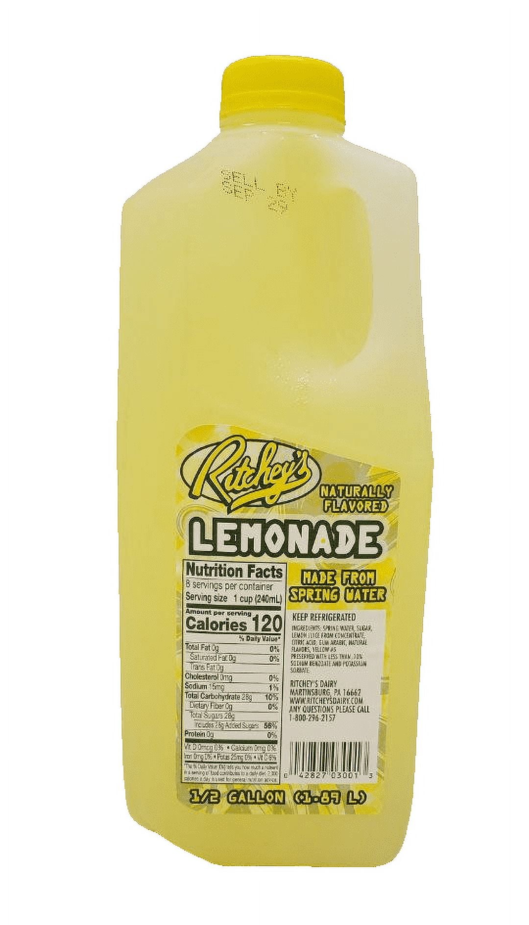Ritcheys Lemonade, half gallon