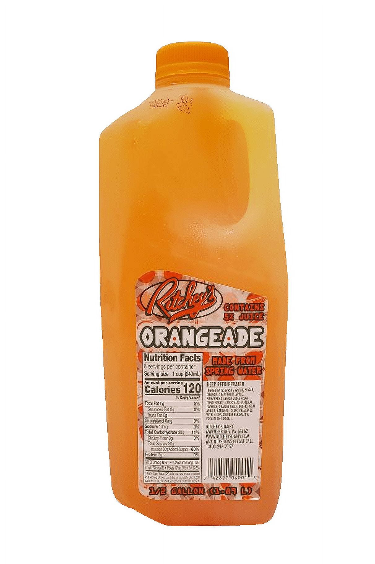 Ritcheys Orangeade, half gallon