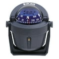 thumbnail image 1 of Ritchie B-51G Bracket Mount Explorer Compass, Grey with Blue Dial, 1 of 2