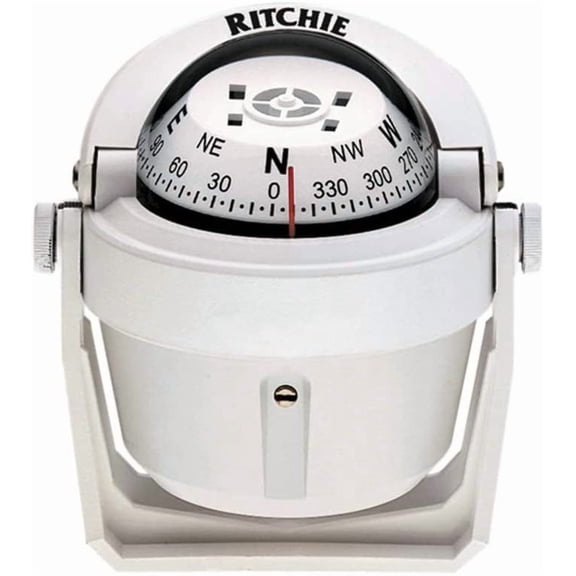 Ritchie B-51W Explorer Compass, White