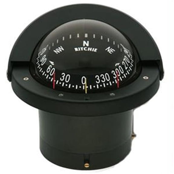 Ritchie Compass 4-1/2in. Combidamp Dial Navigator Compass - Black