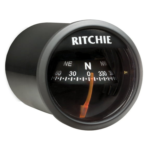 Ritchie X-23BB RitchieSport Compass - Dash Mount - Black/Black | Bundle of 2 Each