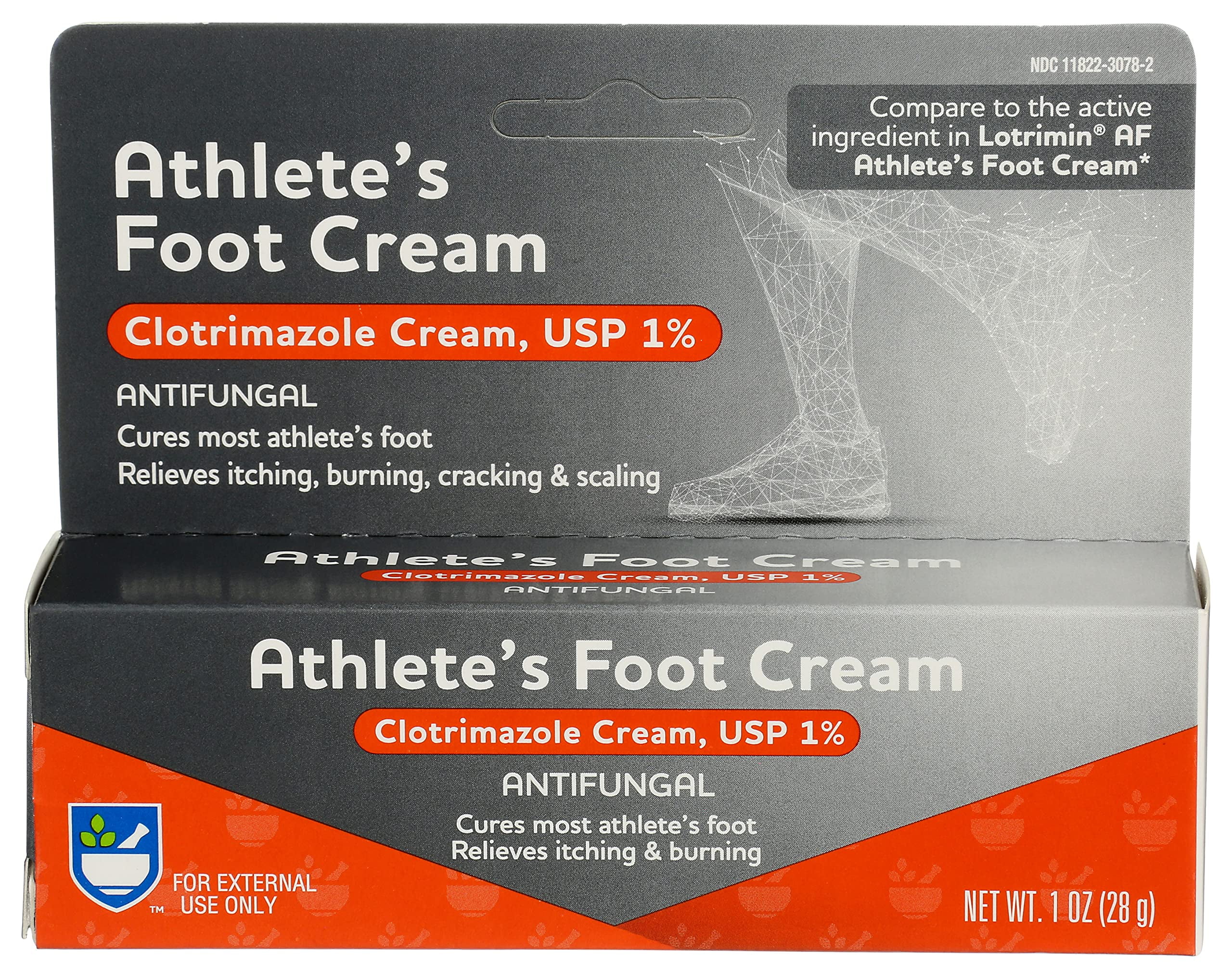 Rite Aid Clotrimazole Antifungal Cream, 1 1 oz Treats Athlete's