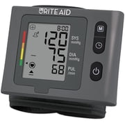 Rite Aid Series 600 Wrist Blood Pressure Monitor, 2 Users, Stores 198 Measurements