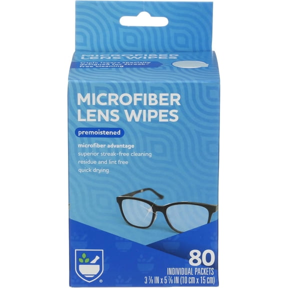 Rite Aid Soft Lens Cleaning Wipe Packets - 80 ct