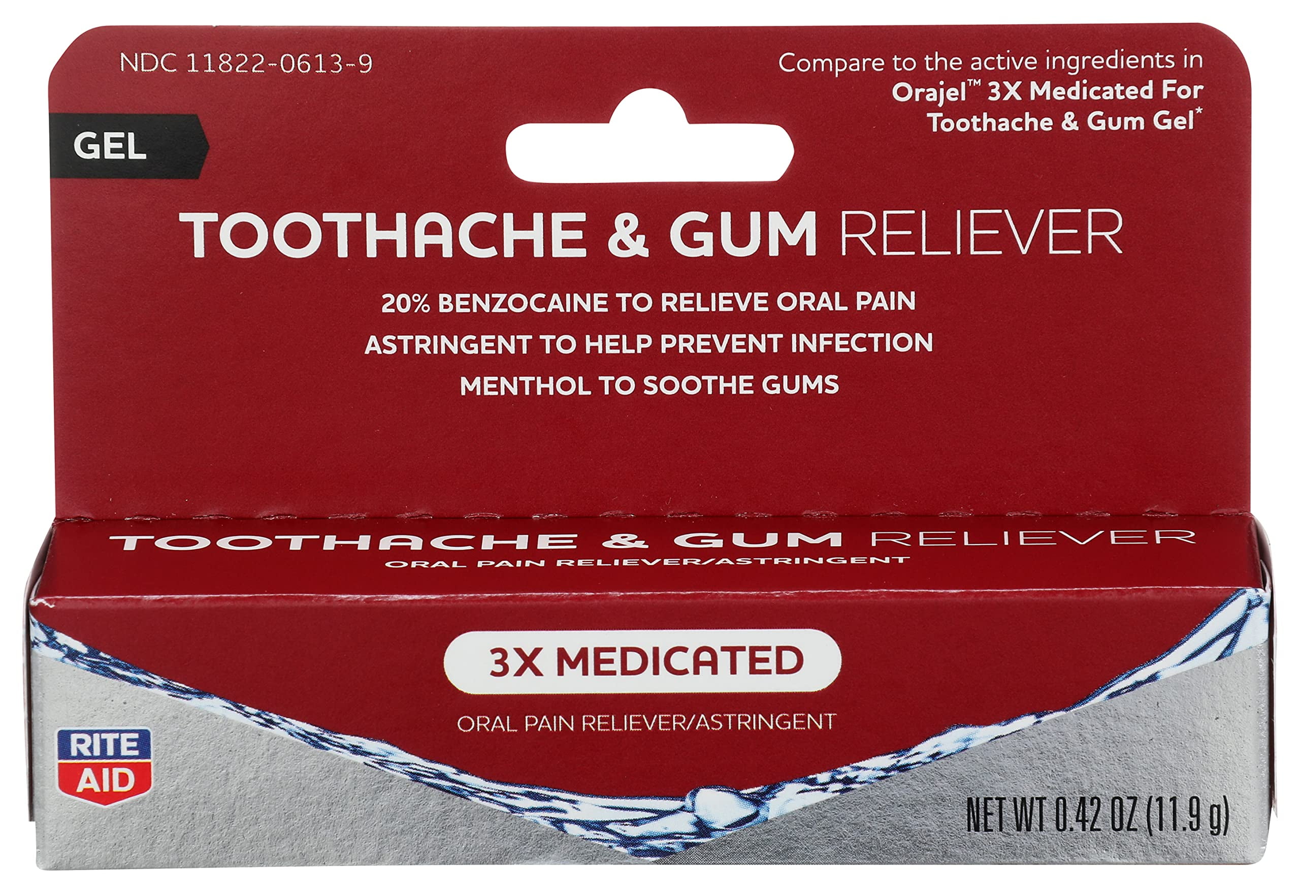 Rite Aid TI12 Toothache Relief Oral Gel 0.42 oz