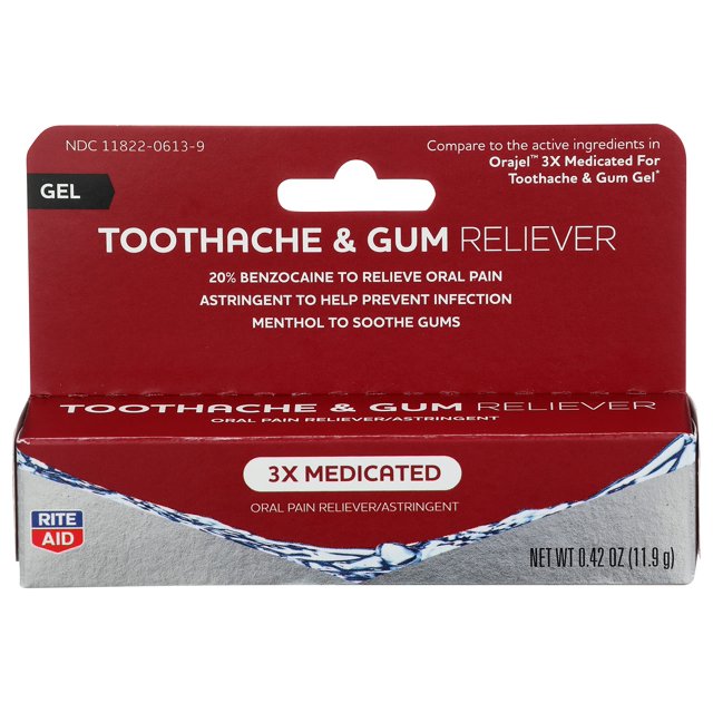 Rite Aid TI12 Toothache Relief Oral Gel 0.42 oz