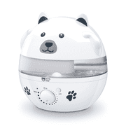Rite Aid Ultrasonic Cool Mist Humidifier for Kids Bedroom or Baby Nursery, Ultra-Quiet, LED Night Light, Adorable Polar Bear