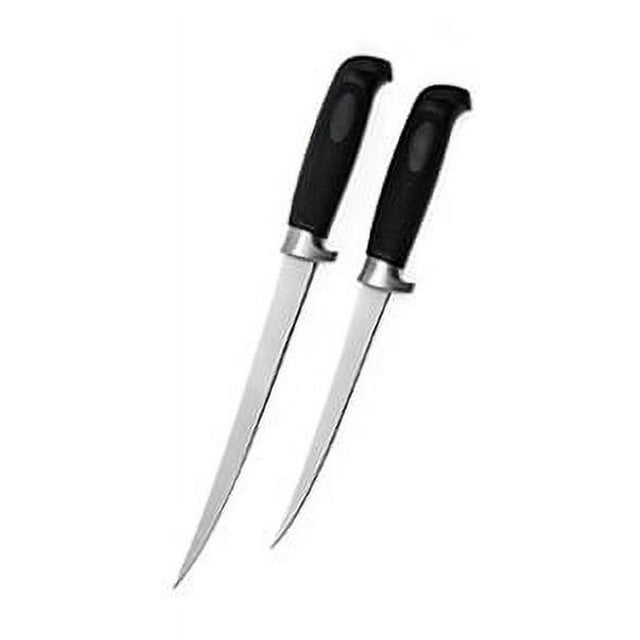 Rite Angler Fillet and Fishing Knife Set 6" and 8" Knives with Sheaths