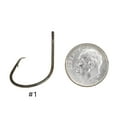 thumbnail image 1 of Rite Angler Inline Circle Hook Saltwater Freshwater Offshore Inshore Fishing Live Bait #1, 2, 1/0, 2/0, 3/0, 4/0, 5/0 Hook Sizes (100 Pack), 1 of 2