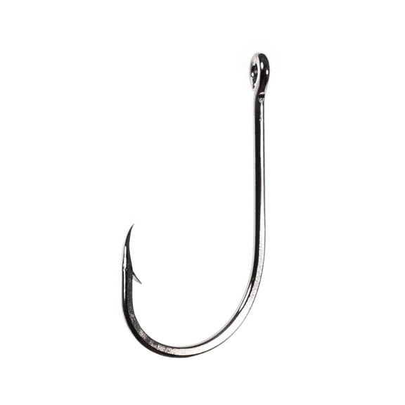 Rite Angler Octopus Beak Straight Shank Hook Reversed Needle Point 1X Strong #4, #2, #1, 1/0, 2/0, 3/0, 4/0, 5/0, 6/0, 7/0 for Freshwater, Saltwater Fishing (25 Pack)
