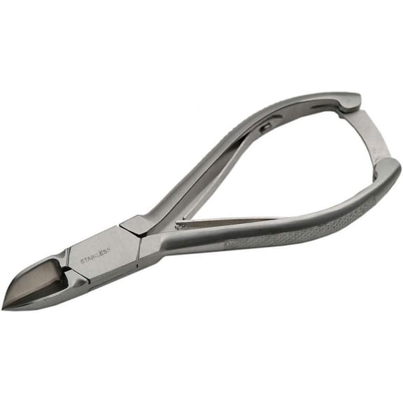 SZCO 5.5 Inch Toenail Nippers Concaved Precision Nail Trimmer With Lockback Professional Grooming Tool for Personal Care Use