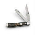 thumbnail image 1 of Rite Edge Large Trapper Folding Knife, 3.75" Black Pearl Handle with 2 Stainless Steel Blades and Steel Bolsters, 1 of 4