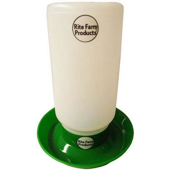 Rite Farm Products Green 1 Quart Poultry Chicken Chick Drinker