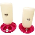 thumbnail image 1 of Rite Farm Products Pink 1 Quart Poultry Chicken Chick Feeder & Drinker, 1 of 4