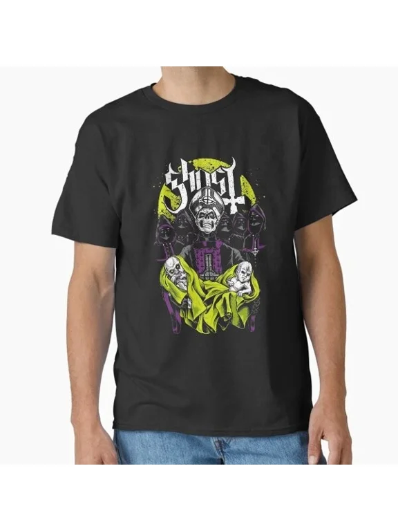 Reprint Rare Rite Here Rite Now Ghost B.C. Classic T-Shirt T-Shirt Made in US/AUS Size S-2XL