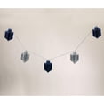 thumbnail image 1 of Rite Lite 3.5' Shimmering Dreidels Hanukkah Hanging Decor - Blue/Silver, 1 of 3