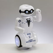 Rite Lite 8.5 White and Blue Battery Operated Hanukkah Judah Maccabot Dancing Robot